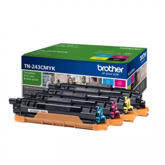 Toner Brother TN-243 (TN243CMYK), black + color (čierny + farebný)