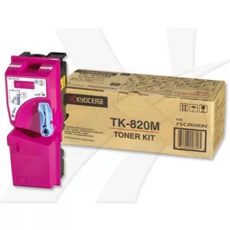 Toner Kyocera TK-820 (TK820M), magenta (purpurový)