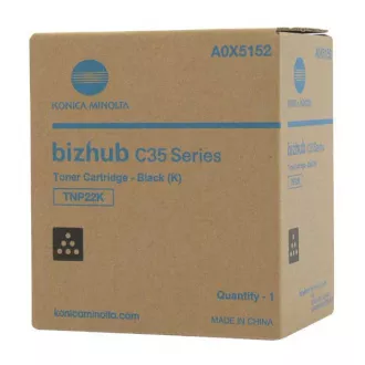 Toner Konica Minolta TNP-22 (A0X5152), black (čierny) Toner Konica Minolta TNP-22 (A0X5152), black (čierny)
