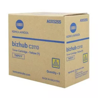 Toner Konica Minolta TNP-51 (A0X5255), yellow (žltý)