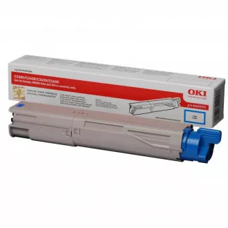 Toner Oki C3300n (43459331), cyan (azúrový)