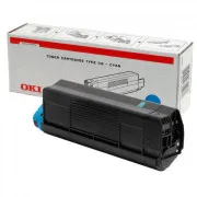 Toner Oki C5100 (42127407), cyan (azúrový)