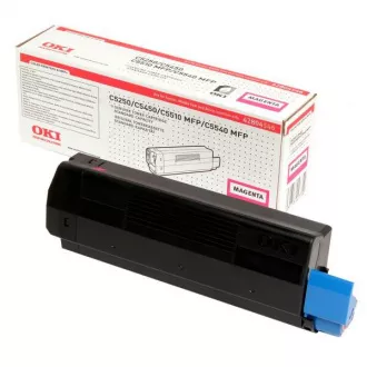 Toner Oki C5250 (42804546), magenta (purpurový) Toner Oki C5250 (42804546), magenta (purpurový)