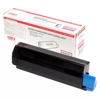 Toner Oki C5250 (42127455), magenta (purpurový)