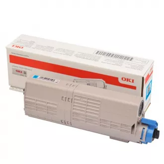 Toner Oki 46490607, cyan (azúrový)