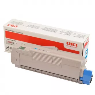 Toner Oki 46507507, cyan (azúrový)