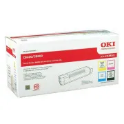 Toner Oki C8600 (43698501), black + color (čierny + farebný)