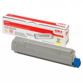 Toner Oki C8600 (43487709), yellow (žltý)