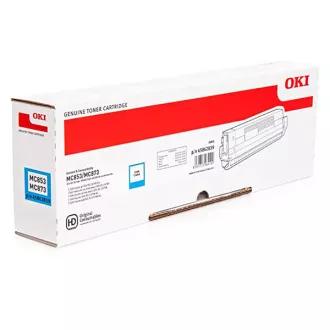 Toner Oki 45862839, cyan (azúrový)