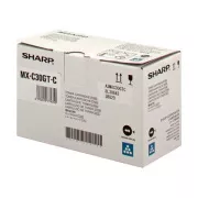 Toner Sharp MX-C30GTC, cyan (azúrový)