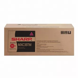 Toner Sharp MX-C35TM, magenta (purpurový)