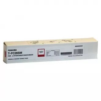 Toner Toshiba T-FC26SM, magenta (purpurový)