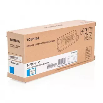 Toner Toshiba T-FC34EC, cyan (azúrový)