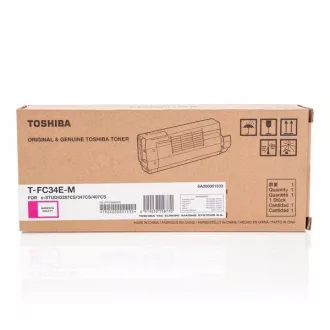 Toner Toshiba T-FC34EM, magenta (purpurový)