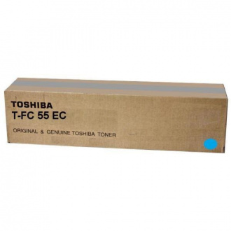 Toshiba T-FC55EC - toner, cyan (azúrový)