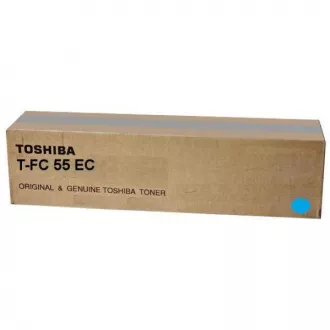 Toner Toshiba T-FC55EC, cyan (azúrový)