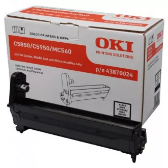 Oki 43870024 - optická jednotka, black (čierna)