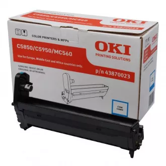 Oki 43870023 - optická jednotka, cyan (azúrová)