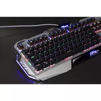 E-blue Mazer Mechanical 729 klávesnica káblová (USB) US, čierna mechanická