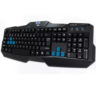 E-blue Cobra EKM746 klávesnica káblová (USB) CZ/SK, čierna, DOPREDAJ