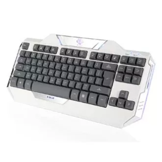 E-blue Auroza sada klávesnica káblová (USB) US, biela s optickou hráčskou myšou, herná E-blue Auroza sada klávesnica káblová (USB) US, biela s optickou hráčskou myšou, herná