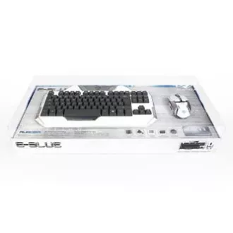E-blue Auroza sada klávesnica káblová (USB) US, biela s optickou hráčskou myšou, herná E-blue Auroza sada klávesnica káblová (USB) US, biela s optickou hráčskou myšou, herná
