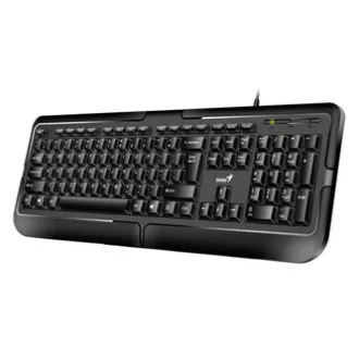 Genius KB-118 klávesnica káblová (USB) US, čierna