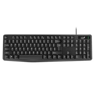 Genius KB-117 klávesnica káblová (USB) US, čierna