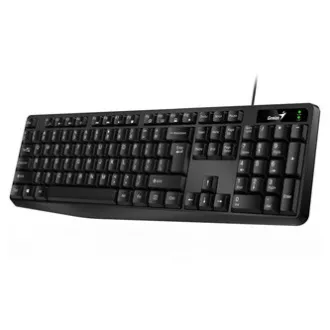 Genius KB-117 klávesnica káblová (USB) US, čierna