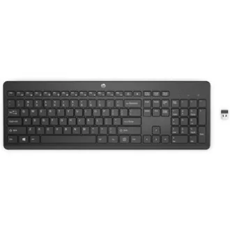 HP 230 Klávesnica bezdrôtová CZ/SK, čierna klasická, 2.4 [GHz]