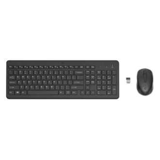 HP HP 330 Sada klávesnica bezdrôtová SK, čierna s bezdrôtovou optickou myšou, AA, ergonomická, bezdrôtový prijímač USB typ 2.4 [GHz]