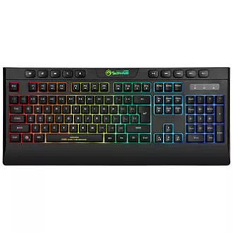 Marvo CM305 RGB sada klávesnica káblová (USB) CZ/SK, čierna s hernou myšou a sluchátkami, herná, membránová typ RGB podsvietená