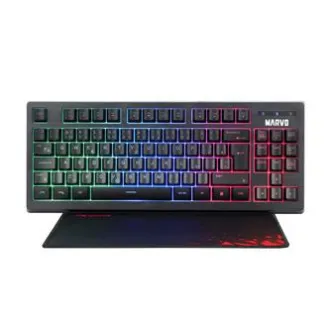 Marvo CM310 CZSK RGB sada klávesnica drátová (USB) CZ/SK, čierna s hernou myšou a podložkou, herná, membránová typ podsvietená, DO Marvo CM310 CZSK RGB sada klávesnica drátová (USB) CZ/SK, čierna s hernou myšou a podložkou, herná, membránová typ podsvietená, DO