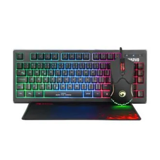 Marvo CM310 CZSK RGB sada klávesnica drátová (USB) CZ/SK, čierna s hernou myšou a podložkou, herná, membránová typ podsvietená, DO Marvo CM310 CZSK RGB sada klávesnica drátová (USB) CZ/SK, čierna s hernou myšou a podložkou, herná, membránová typ podsvietená, DO