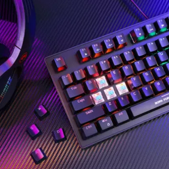 Marvo KG901 klávesnica káblová (USB) CZ/SK, čierna mechanická Marvo KG901 klávesnica káblová (USB) CZ/SK, čierna mechanická