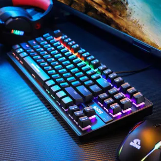 Marvo KG901 klávesnica káblová (USB) CZ/SK, čierna mechanická Marvo KG901 klávesnica káblová (USB) CZ/SK, čierna mechanická