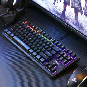 Marvo KG901 klávesnica káblová (USB) CZ/SK, čierna mechanická Marvo KG901 klávesnica káblová (USB) CZ/SK, čierna mechanická