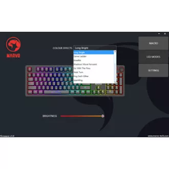 Marvo KG954 EN klávesnica káblová (USB) US, čierna mechanická