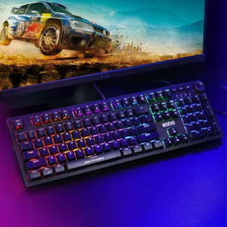 Marvo KG954 EN klávesnica káblová (USB) US, čierna mechanická