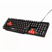 Red Fighter K1 klávesnica káblová (USB) US, čierna