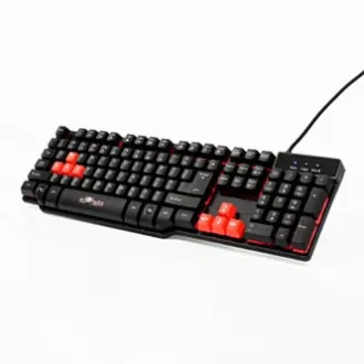Red Fighter K1 klávesnica káblová (USB) US, čierna