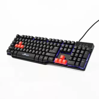 Red Fighter K1 klávesnica káblová (USB) US, čierna