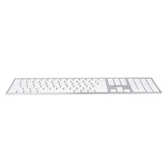 Powerton LIFE ULTRASLIM Klávesnica bezdrôtová CZ/SK, striebra