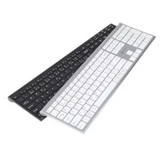 Powerton LIFE ULTRASLIM Klávesnica bezdrôtová CZ/SK, striebra