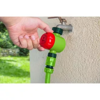 Verto časový vypínač manuálny maximálny čas vypnutia 120 minút, 1/2" aj 3/4", zelený, 15G750, DOPREDAJ