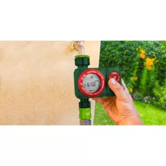 Verto časový vypínač elektronicky 4 funkcie, maximálny čas vypnutia 360 minút, 1/2" aj 3/4", zelený, 15G751