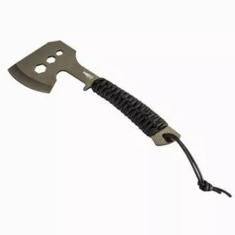 Neo Tools kempingová sekera 63-118, celková hmotnosť 266g, dĺžka sekery 26cm