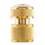 NEO TOOLS rýchlospojka s funkciou STOP materiál mosadz, 1/2", zlatá, 15-731