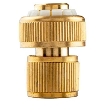 NEO TOOLS rýchlospojka s funkciou STOP materiál mosadz, 3/4", zlatá, 15-733 NEO TOOLS rýchlospojka s funkciou STOP materiál mosadz, 3/4", zlatá, 15-733