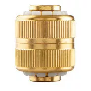 NEO TOOLS spojka na pevné spojenie hadíc materiál mosadz, 3/4", zlatá, 15-737